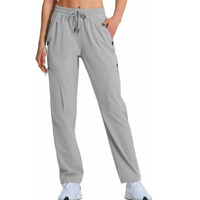Women Quick Dry Lightweight Drawstring Zip Pocket Hiking Pants Outdoor Casual Trousers
Women Quick Dry Lightweight Drawstring Zip Pocket Hiking Pants Outdoor Casual Trousers