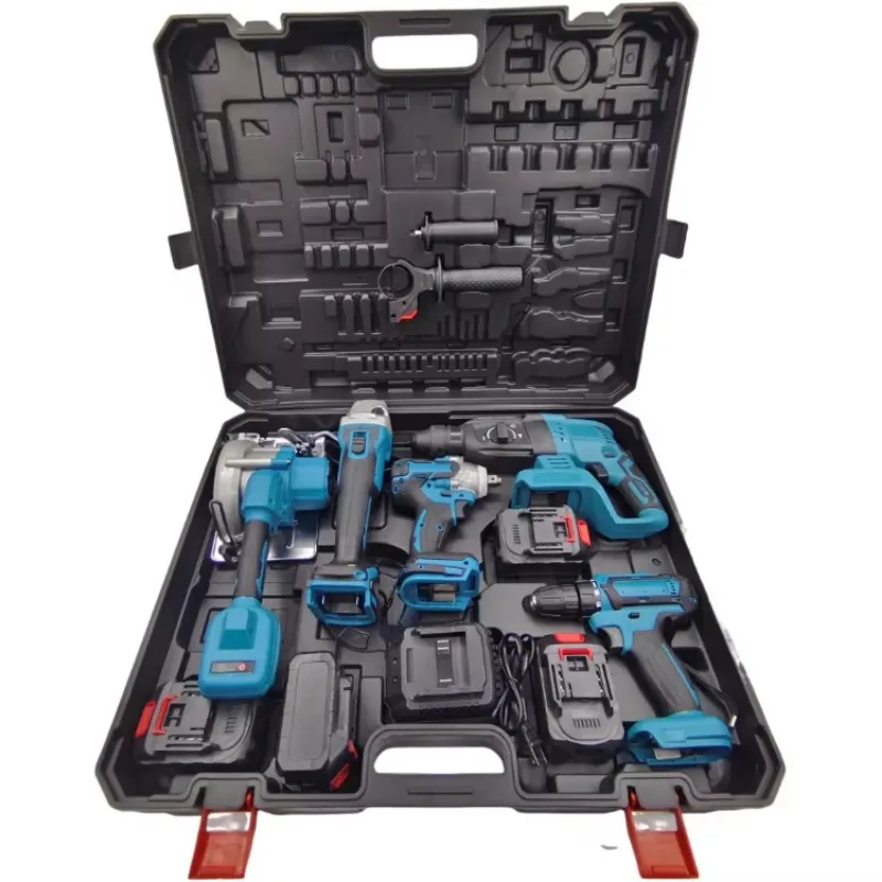 2025 Big Hot Selling Battery Hammer Drill Wrench Angle Grinder Cordless Lithium Electric Power Tool Kit Sets Combo
2025 Big Hot Selling Battery Hammer Drill Wrench Angle Grinder Cordless Lithium Electric Power Tool Kit Sets Combo