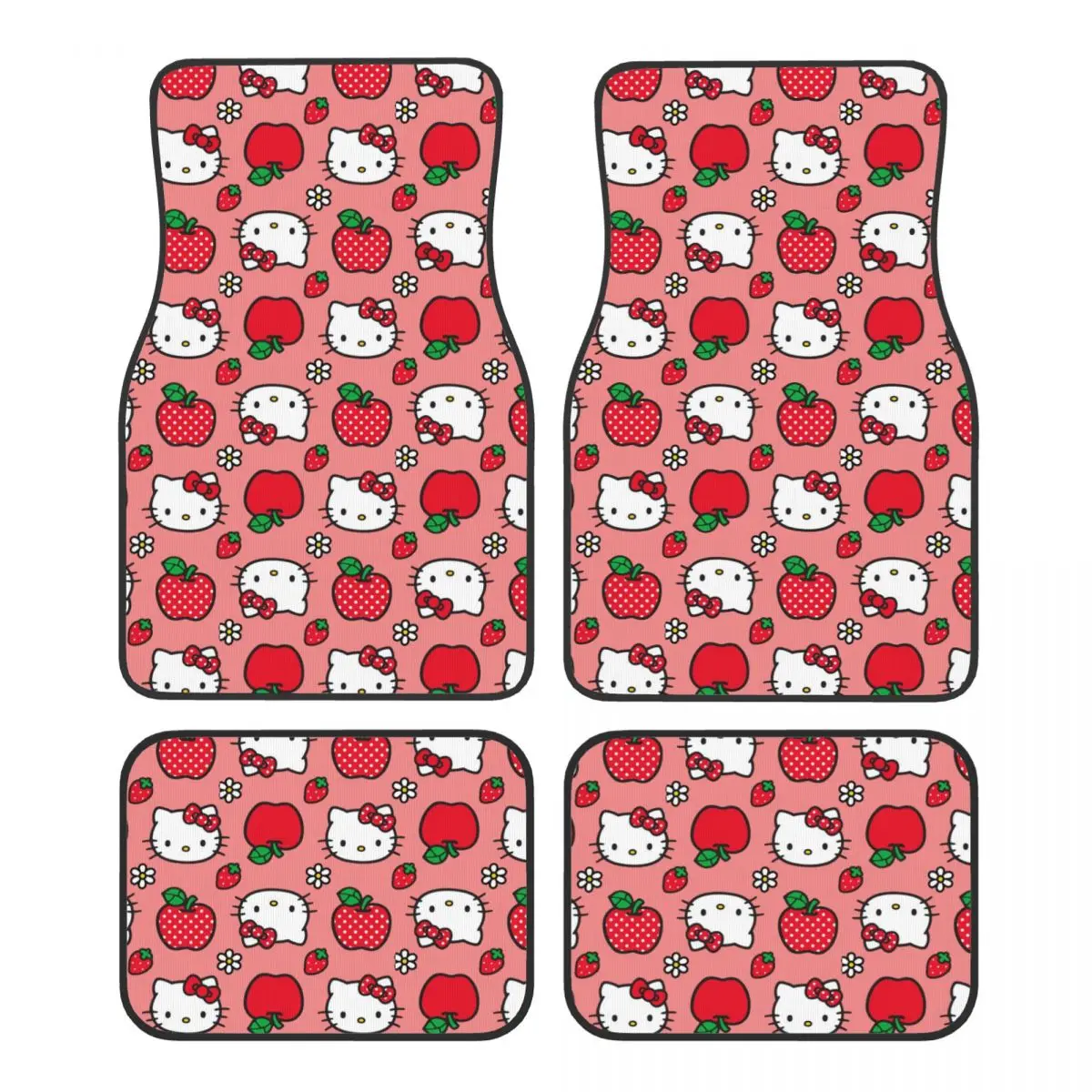 Cute Hello Kitty Automotive Floor Mats for Cars Universal Fit Full Set Sanrio Cartoon Car Floor Mats Non-Slip for SUV Truck
Cute Hello Kitty Automotive Floor Mats for Cars Universal Fit Full Set Sanrio Cartoon Car Floor Mats Non-Slip for SUV Truck