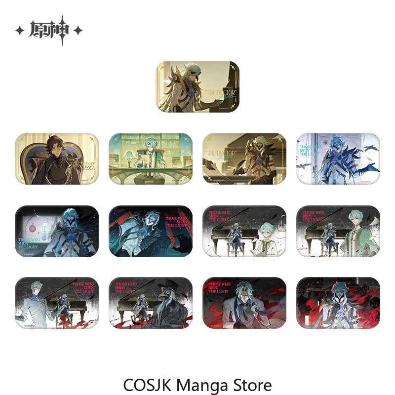 Anime Genshin Impact Dottore Pantalone Tin Badge Blind Box Official Can Badge Set Collectible Random Sealed Box for Fans
Anime Genshin Impact Dottore Pantalone Tin Badge Blind Box Official Can Badge Set Collectible Random Sealed Box for Fans