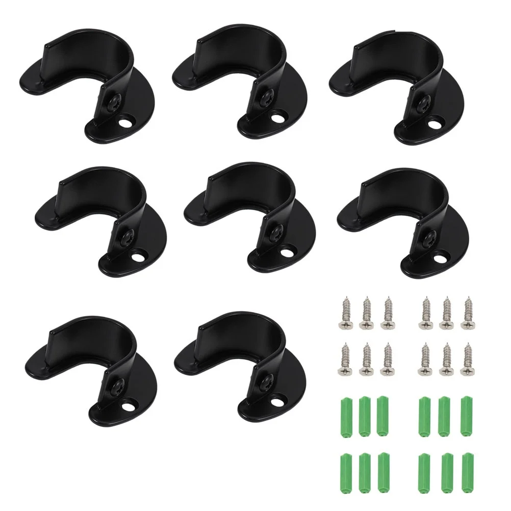 8pcs Stainless Steel Closet Rod Holders 2.5 Inch Flange Mount Clothes Line Brackets For Wardrobe Shelves Rod Socket End Supports
8pcs Stainless Steel Closet Rod Holders 2.5 Inch Flange Mount Clothes Line Brackets For Wardrobe Shelves Rod Socket End Supports