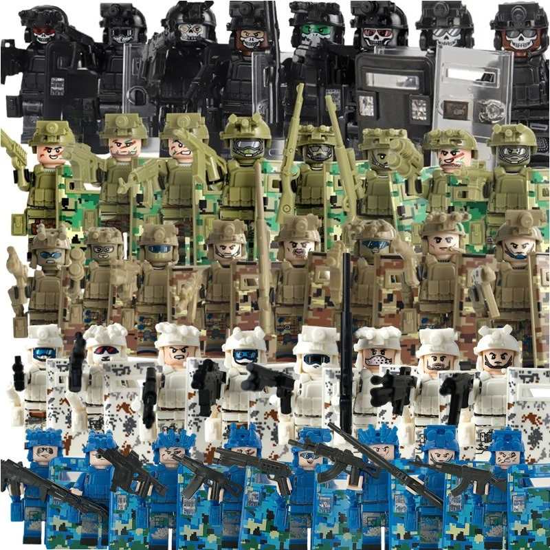 Tactical Mini Character Building Blocks Figures Kids Educational DIY Assemble Bricks Toy
Tactical Mini Character Building Blocks Figures Kids Educational DIY Assemble Bricks Toy