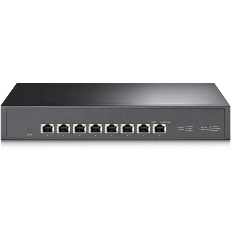 8-портовый неуправляемый Ethernet-коммутатор 10G/Multi-Gig | Настольный/вставной монтаж | Plug & Play | Прочный металлический корпус
8-портовый неуправляемый Ethernet-коммутатор 10G/Multi-Gig | Настольный/вставной монтаж | Plug & Play | Прочный металлический корпус