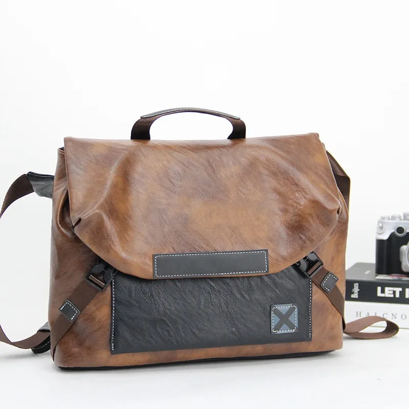 Винтажная сумка-мессенджер, мужская ретро-модная мужская сумка через плечо, пригородная сумка для ноутбука, мужской портфель, сумка на плечо, ранцы, сумки
Винтажная сумка-мессенджер, мужская ретро-модная мужская сумка через плечо, пригородная сумка для ноутбука, мужской портфель, сумка на плечо, ранцы, сумки