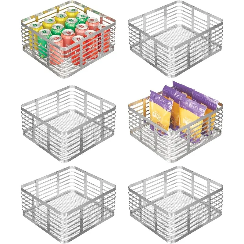 Steel Metal Wire Kitchen Food Storage Organizer Bin Basket for Pantry Organization - Wired Farmhouse Basket
Steel Metal Wire Kitchen Food Storage Organizer Bin Basket for Pantry Organization - Wired Farmhouse Basket