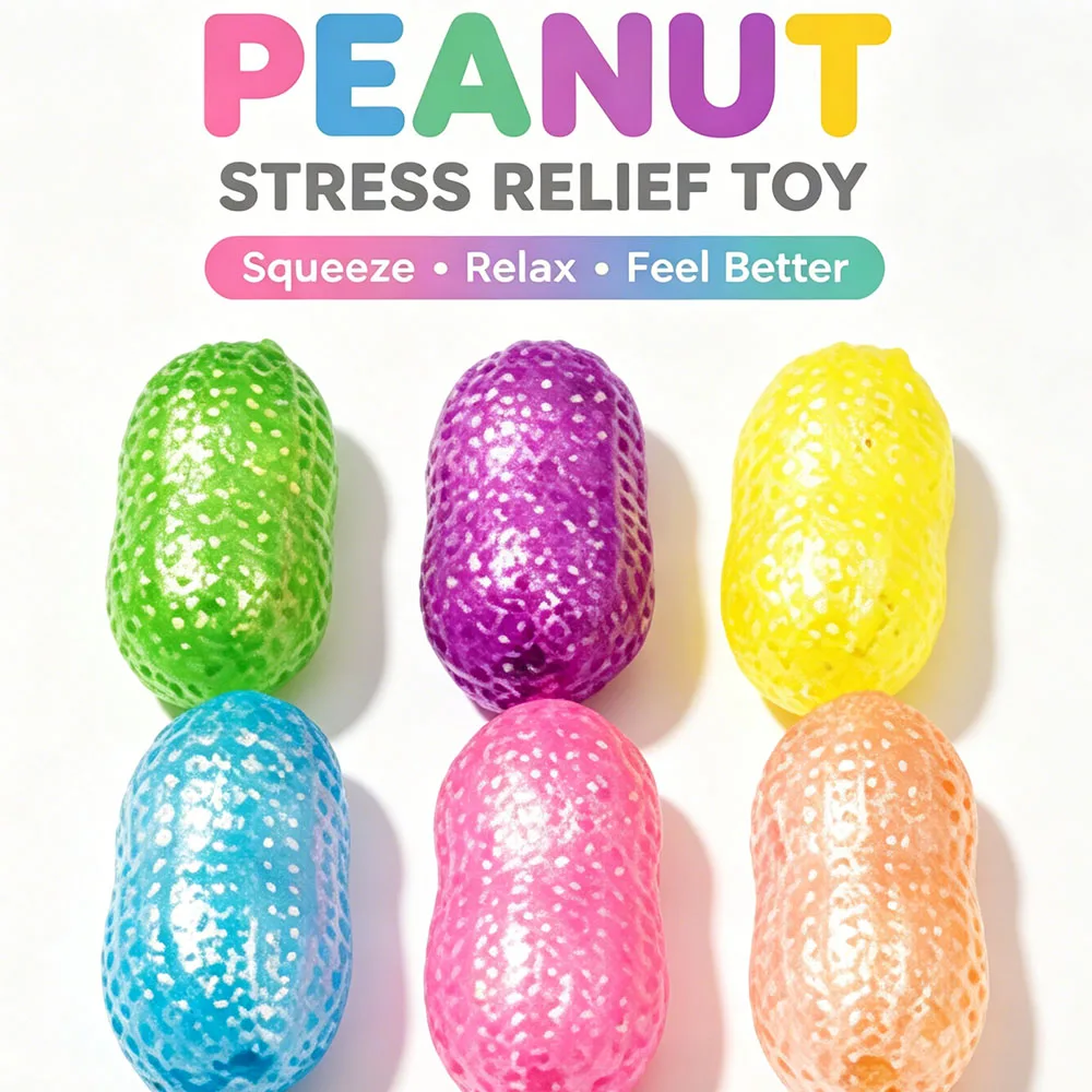 Novelty Peanut Shape Squishy Maltose Syrup Filled Slow Rebound Squeeze Anxiety Relief Office Desk Companion Vent Gadget Prop
Novelty Peanut Shape Squishy Maltose Syrup Filled Slow Rebound Squeeze Anxiety Relief Office Desk Companion Vent Gadget Prop
