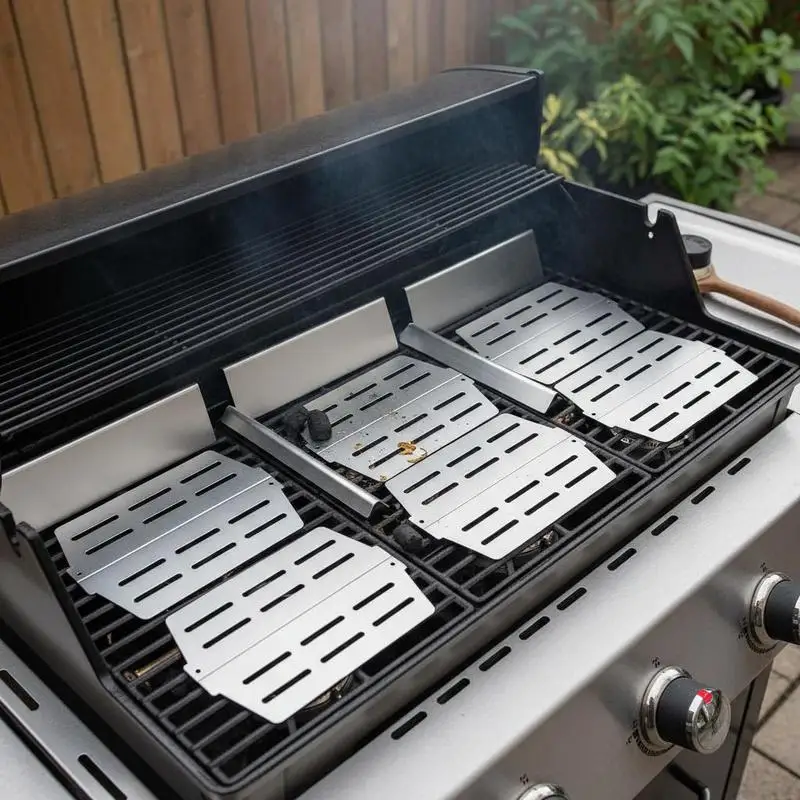 Burner Covers and Heat Diffusers 17 inch for Backyard BBQ Garden Party Outdoor Cooking Weber Genesis 300 Series E310 E320 E330 S310 S320 S330 Grill Replacement Parts Thicker Metal Heat Plates 7 Pack
Burner Covers and Heat Diffusers 17 inch for Backyard BBQ Garden Party Outdoor Cooking Weber Genesis 300 Series E310 E320 E330 S310 S320 S330 Grill Replacement Parts Thicker Metal Heat Plates 7 Pack