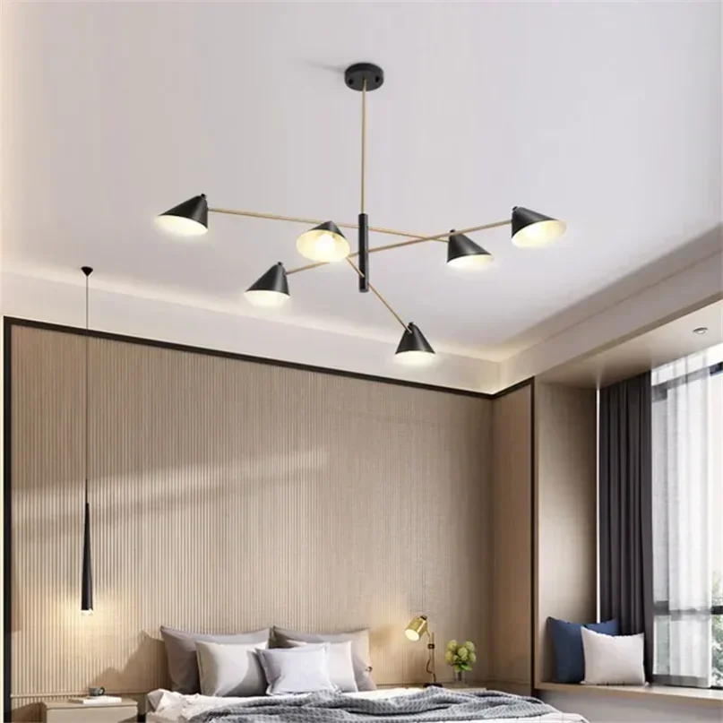 Post Modern cone Chandelier Nordic creative designer Sputnik lamp personality art home minimalist atmosphere restaurant light
Post Modern cone Chandelier Nordic creative designer Sputnik lamp personality art home minimalist atmosphere restaurant light