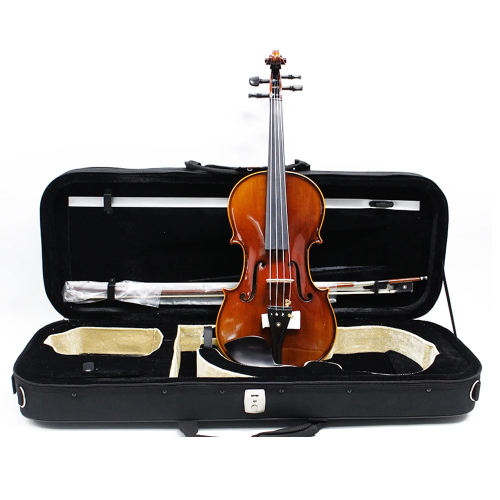 15" 16 Inch Natural Flame Handmade Professional Viola with Case Strings
15" 16 Inch Natural Flame Handmade Professional Viola with Case Strings