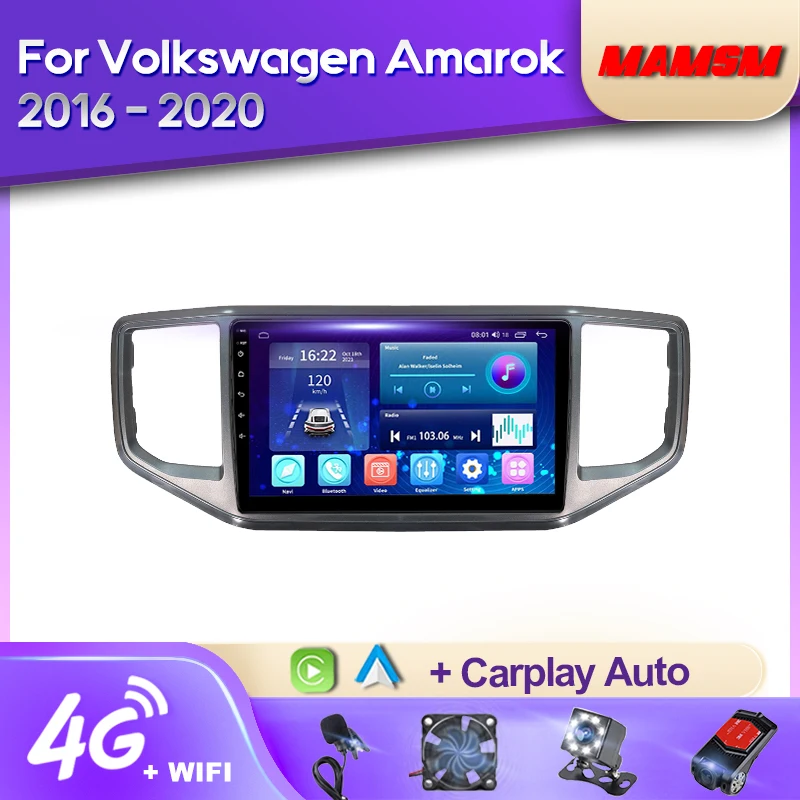 MAMSM Android 12 Car Radio For Volkswagen Amarok 2016 - 2020 Video Multimedia Bluetooth Player Navigation GPS 4G Carplay stereo
MAMSM Android 12 Car Radio For Volkswagen Amarok 2016 - 2020 Video Multimedia Bluetooth Player Navigation GPS 4G Carplay stereo