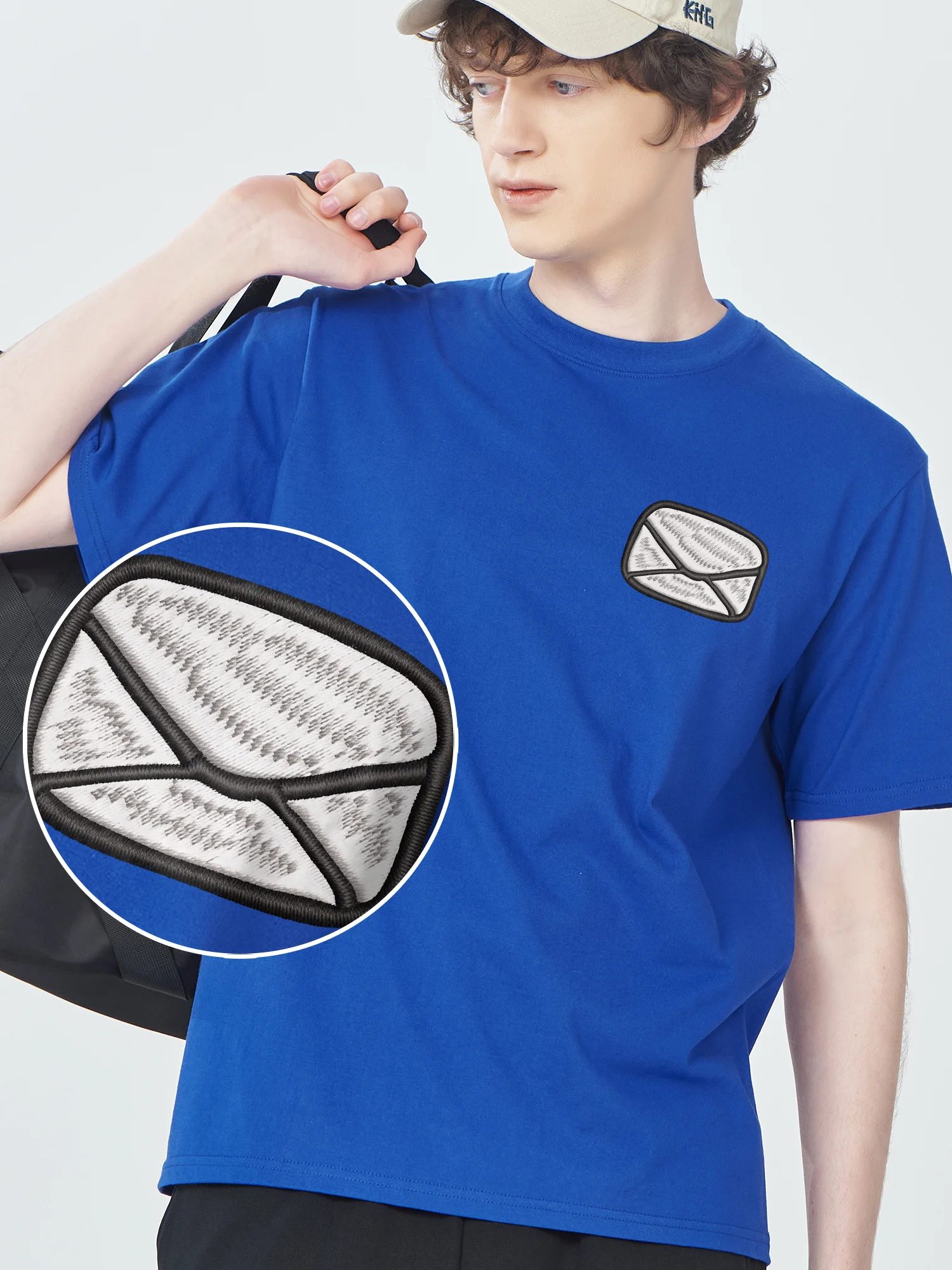 Envelope Design Embroidered T shirts Cotton Comfortable Short Sleeve Couple Summer Tops Luxury Clothing Unisex Women Men
Envelope Design Embroidered T shirts Cotton Comfortable Short Sleeve Couple Summer Tops Luxury Clothing Unisex Women Men