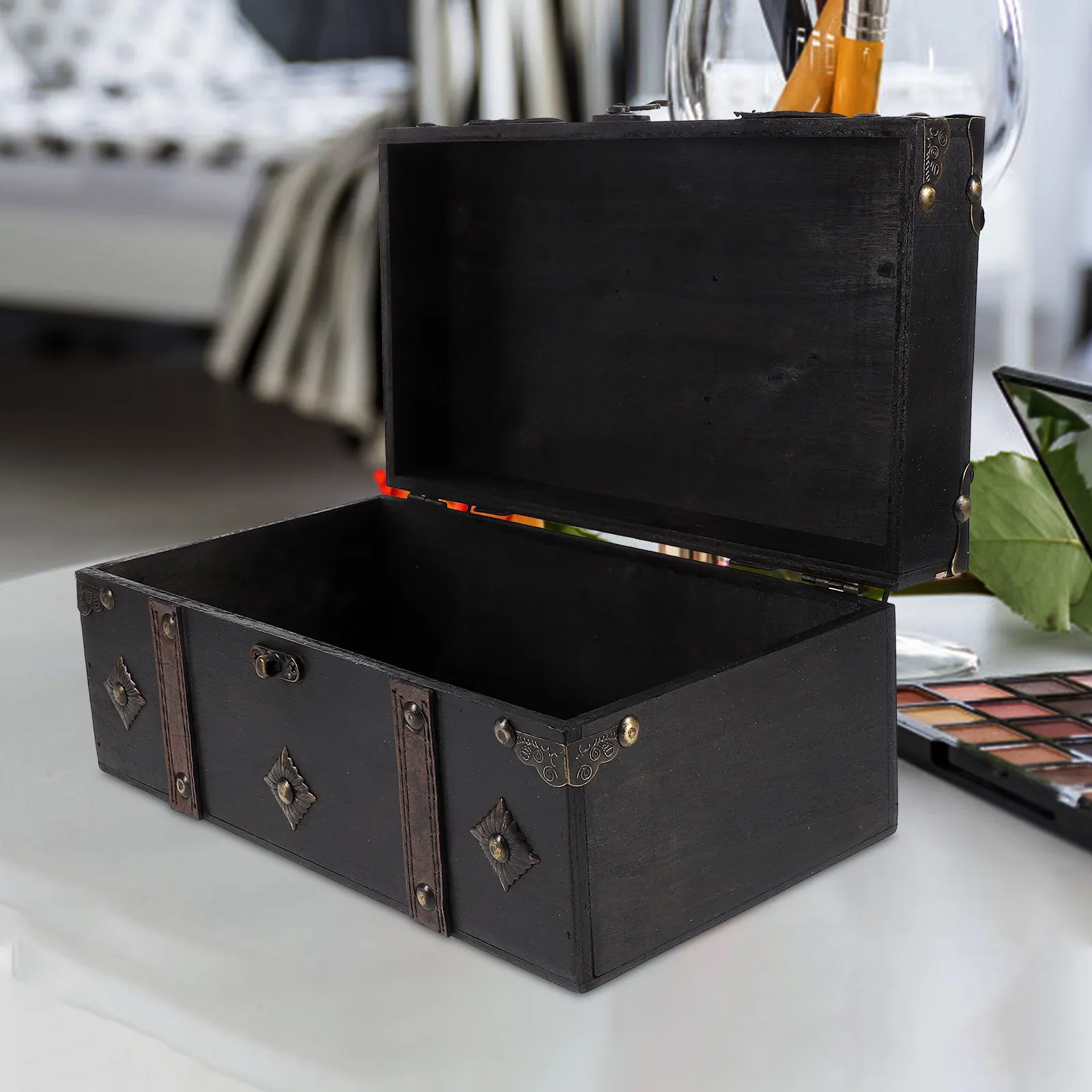 Vintage Wooden Jewelry Box Retro Trinket Organizer Dustproof Keepsake Container Home Desktop Storage Case Wooden Storage Box
Vintage Wooden Jewelry Box Retro Trinket Organizer Dustproof Keepsake Container Home Desktop Storage Case Wooden Storage Box