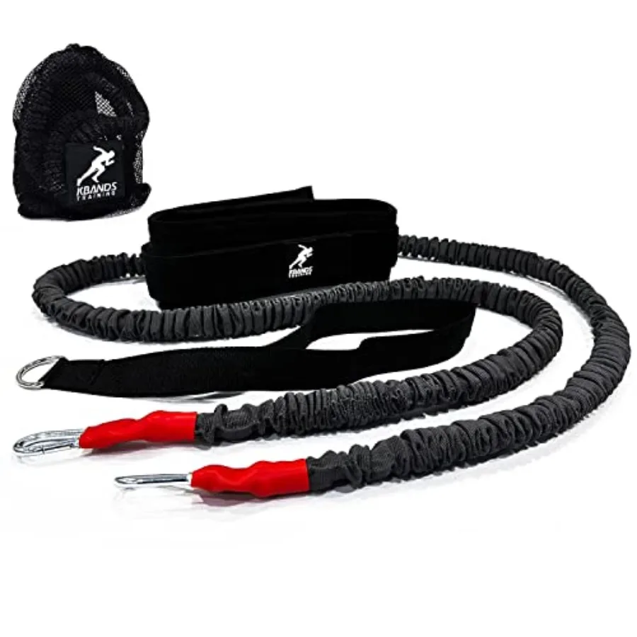 Kbands Speed Reactive Stretch Cord - Adjustable Belt, Anchor Strap, Dual Resistance Cord, Overspeed Accelerator, Vertical FX
Kbands Speed Reactive Stretch Cord - Adjustable Belt, Anchor Strap, Dual Resistance Cord, Overspeed Accelerator, Vertical FX