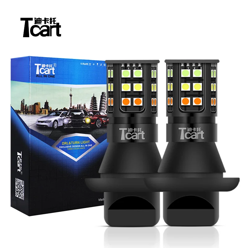 Tcart светодиодный DRL указатель поворота ночной ходовой свет все в одном 7440 T20 1156 Bau15s 7443 автомобильные передние лампы поворота аксессуары
Tcart светодиодный DRL указатель поворота ночной ходовой свет все в одном 7440 T20 1156 Bau15s 7443 автомобильные передние лампы поворота аксессуары
