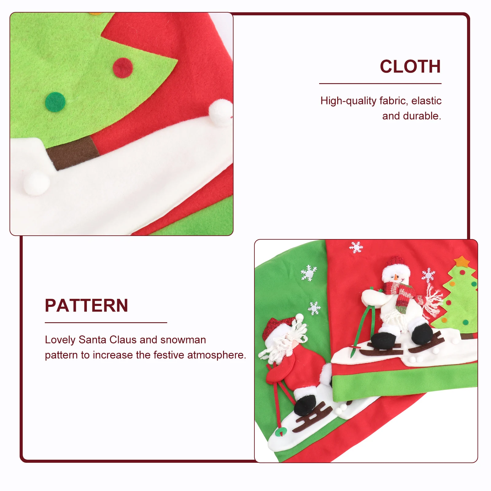 2 Pcs Protective Case Christmas Chair Back Cover Banquet Decorations Cloth Protector for
2 Pcs Protective Case Christmas Chair Back Cover Banquet Decorations Cloth Protector for
