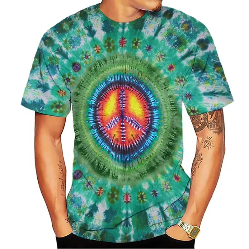 Colorful Vortex Tie-dye Pattern Printing 3D T Shirt For Men And Women Short Sleeve T Unisex Fashion O Neck Casual Men's Clothing
Colorful Vortex Tie-dye Pattern Printing 3D T Shirt For Men And Women Short Sleeve T Unisex Fashion O Neck Casual Men's Clothing