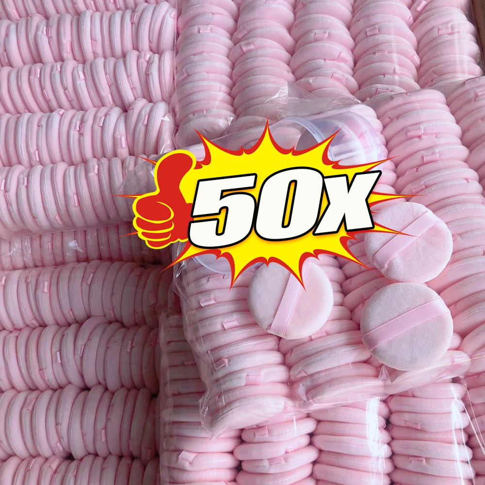 50pcs Round Powder Puff Soft Makeup Sponge for Face Make Up Eyes Contouring Shadow Cosmetic Washable Velvet Makeup Puff Tools
50pcs Round Powder Puff Soft Makeup Sponge for Face Make Up Eyes Contouring Shadow Cosmetic Washable Velvet Makeup Puff Tools