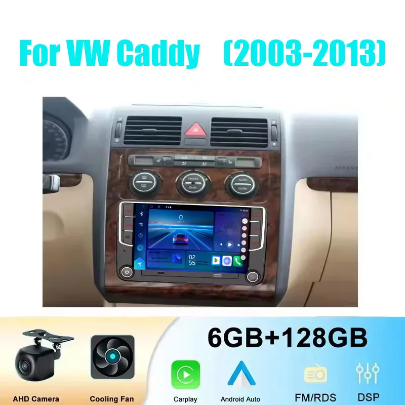 7'' 6+128GB Car Stereo Radio For VW Caddy 2003-2013 Android Carplay Auto Multimedia Video Player BT Wifi Stereo WIFI Head Unit
7'' 6+128GB Car Stereo Radio For VW Caddy 2003-2013 Android Carplay Auto Multimedia Video Player BT Wifi Stereo WIFI Head Unit