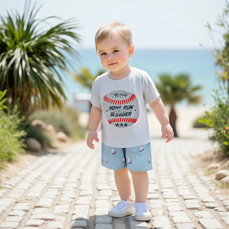 Boys Dinosaur Print T-shirt with Denim Shorts Set Short Sleeve Toddler Outfit for Summer Adventure
Boys Dinosaur Print T-shirt with Denim Shorts Set Short Sleeve Toddler Outfit for Summer Adventure