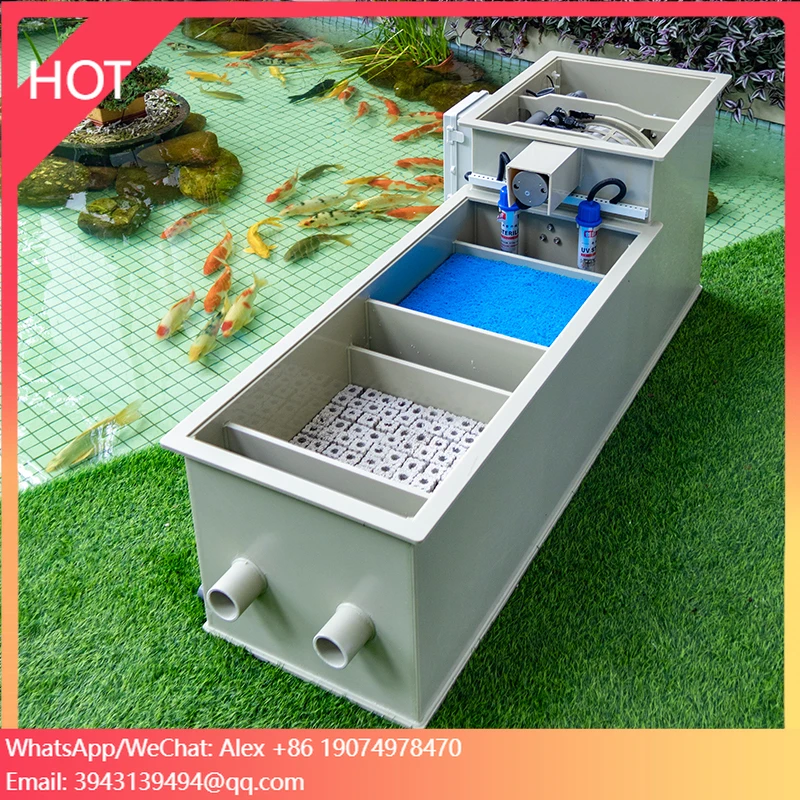 QLOZONE Aquaculture Combi Uv Light Drum Filter Household Fish Pond Filtration Equipment Koi Filter Outdoor Pond Filter System
QLOZONE Aquaculture Combi Uv Light Drum Filter Household Fish Pond Filtration Equipment Koi Filter Outdoor Pond Filter System