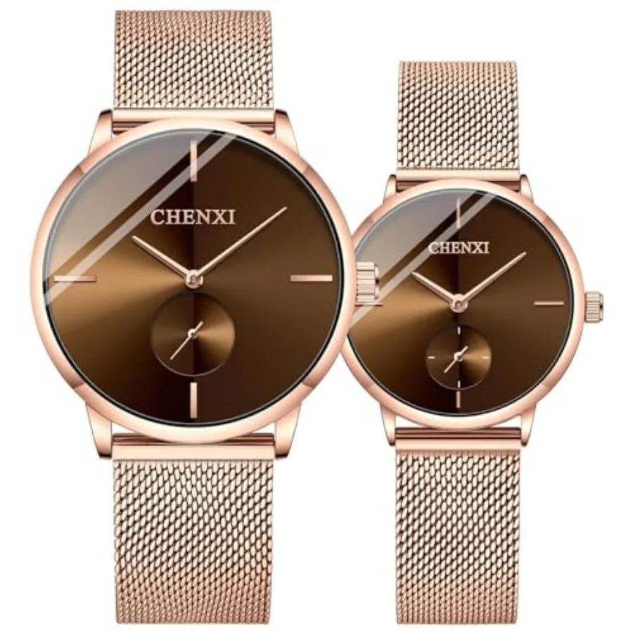 MASTOP Couple Watches Men and Women Pair Quartz Watches Casual Stainless Steel Mesh Strap Fashion Watches
MASTOP Couple Watches Men and Women Pair Quartz Watches Casual Stainless Steel Mesh Strap Fashion Watches