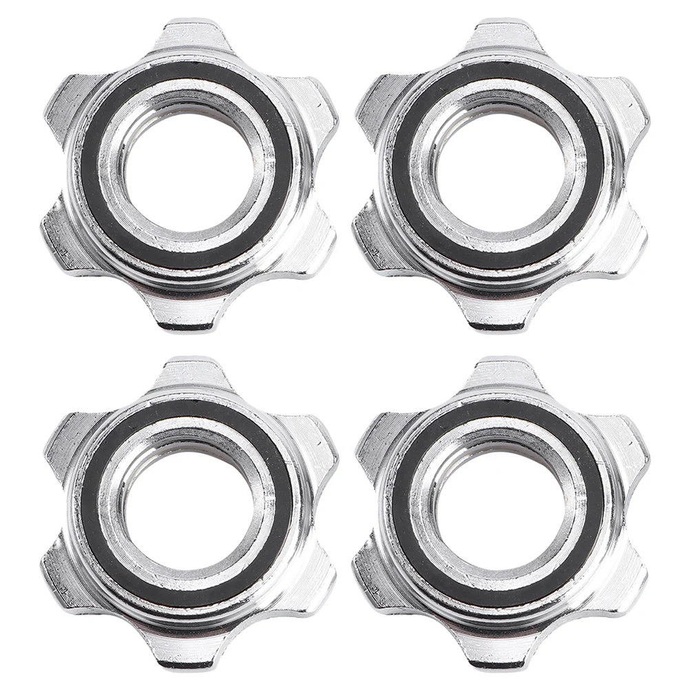 4pcs Anti-slip Nuts Dumbbell Buckle Collars for Barbell Equipment Accessories Weightlifting
4pcs Anti-slip Nuts Dumbbell Buckle Collars for Barbell Equipment Accessories Weightlifting