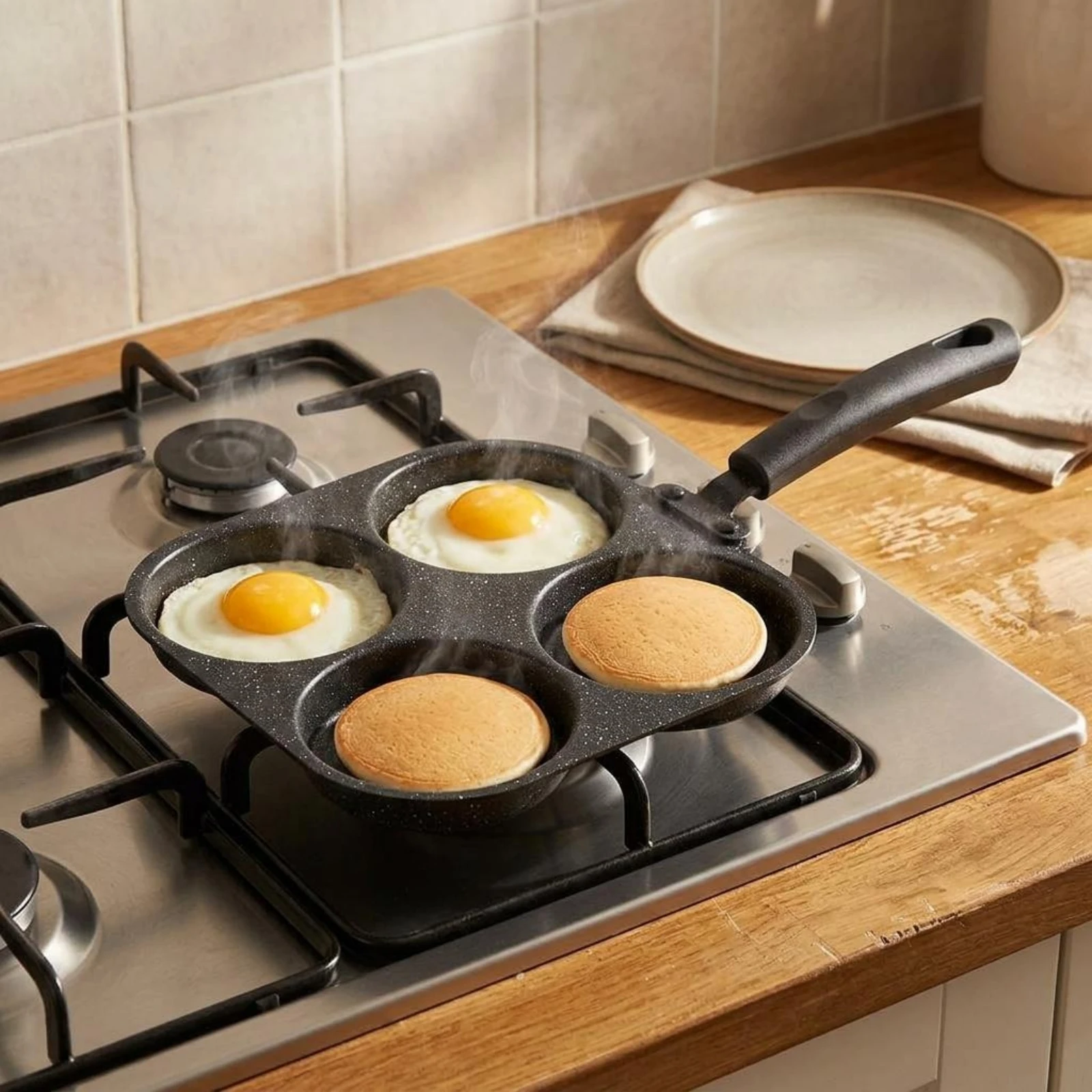 Cast Iron Frying Pan Black Nonstick Frying Pan Long Handle Skillet Easy to Clean Cast Iron Skillet Heat Retention
Cast Iron Frying Pan Black Nonstick Frying Pan Long Handle Skillet Easy to Clean Cast Iron Skillet Heat Retention