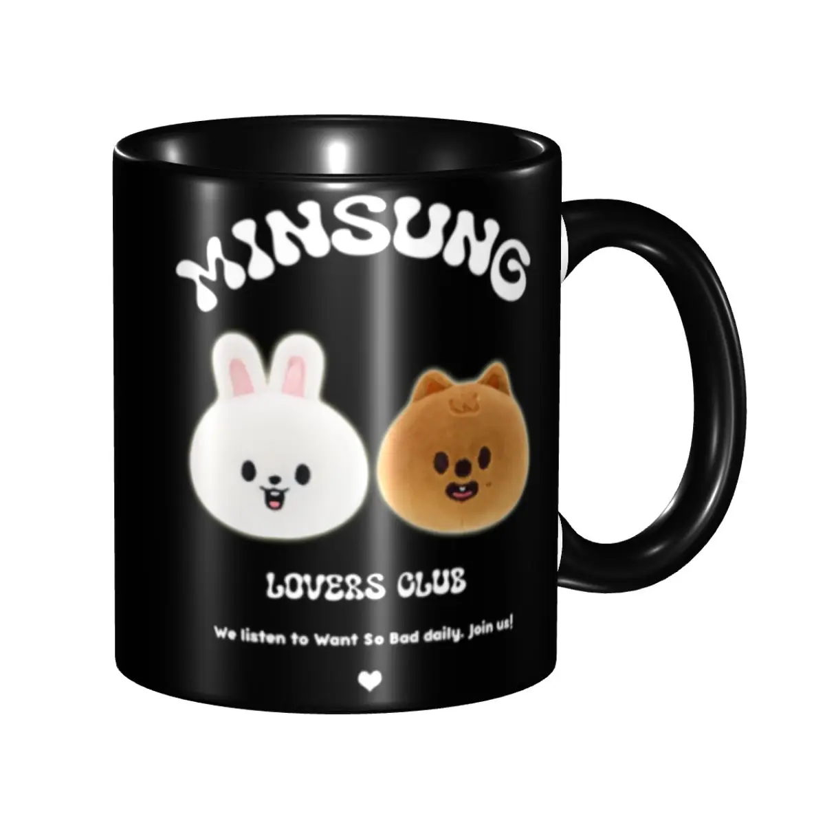 Minsung Lovers Club Coffee Mug DIY Personalized Ceramic Tea Milk Mug
Minsung Lovers Club Coffee Mug DIY Personalized Ceramic Tea Milk Mug