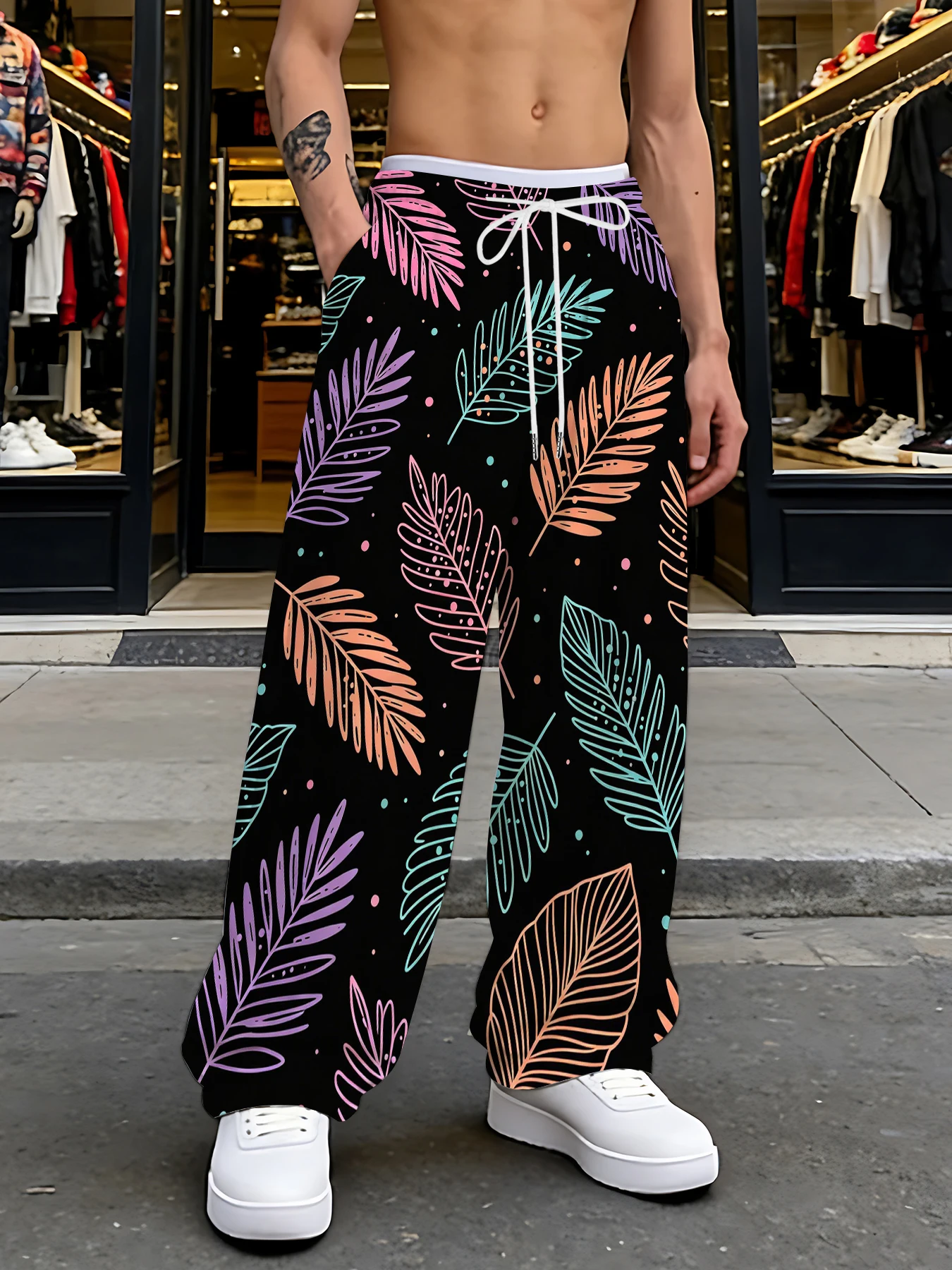 From Work to Weekend: Elegant & Chic Polyester Maxi-Print Straight-Leg Trousers!
From Work to Weekend: Elegant & Chic Polyester Maxi-Print Straight-Leg Trousers!