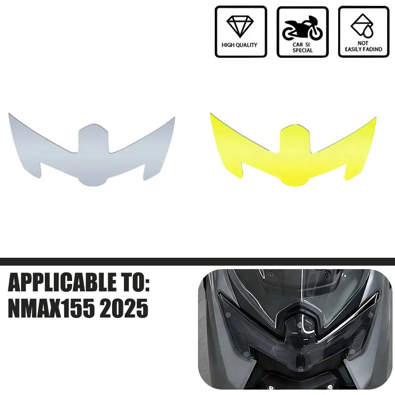 NEW Nmax155 Motorcycle Headlight Protector Head Lights Protection Guard Shield Screen Lens Cover For Yamaha NMAX155 V3 2025
