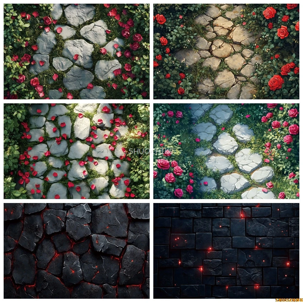 Stone Road Flowers Valentine's Day Backdrop Stone Floor Event Ceremony Decor Wedding Party Baby Birthday Photography Background
Stone Road Flowers Valentine's Day Backdrop Stone Floor Event Ceremony Decor Wedding Party Baby Birthday Photography Background