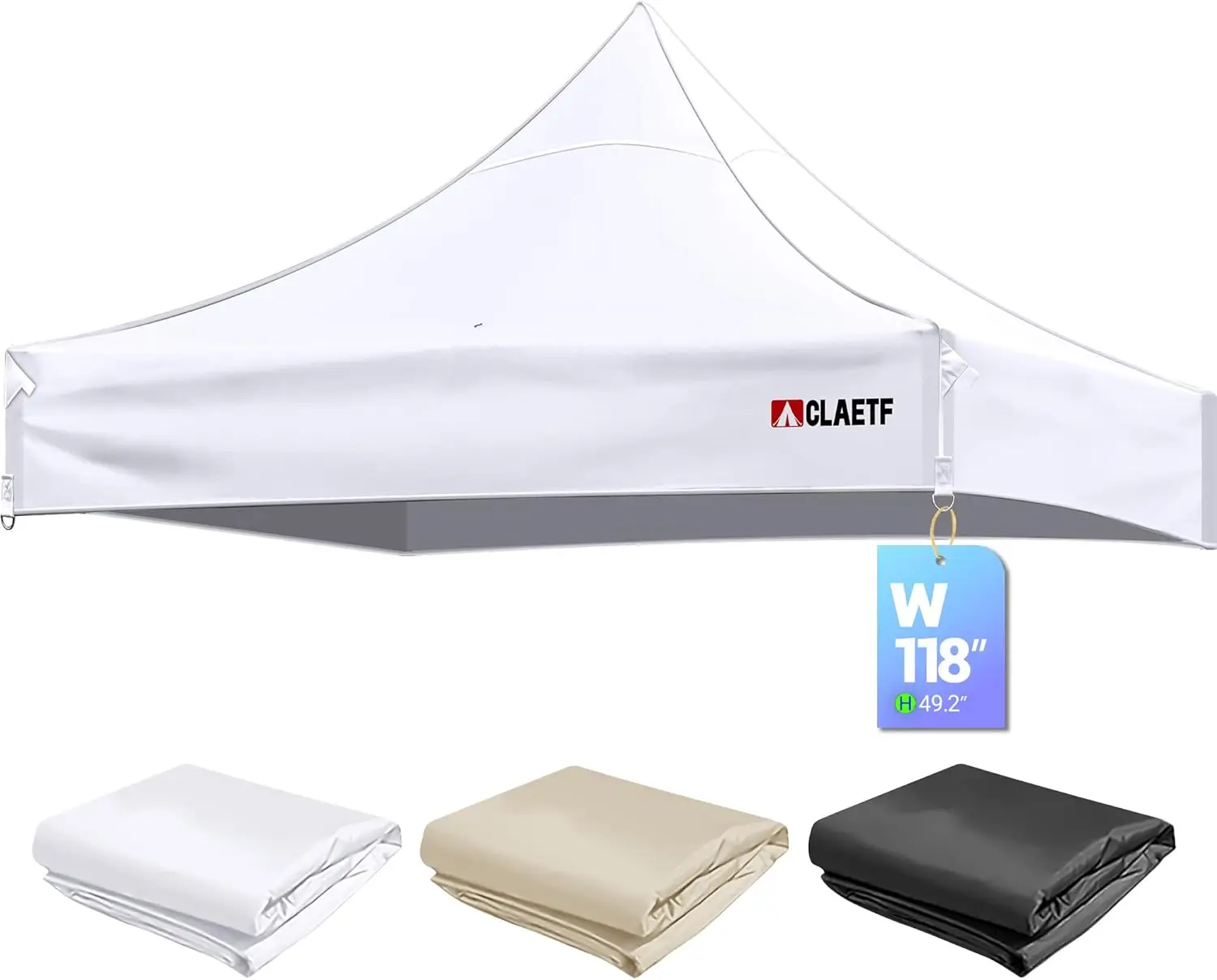 10x10 Canopy Replacement Top for Pop Up Canopy Tent - 4 Drainage Holes,10x10ft Canopy top Suitable for Most of the Standard C
10x10 Canopy Replacement Top for Pop Up Canopy Tent - 4 Drainage Holes,10x10ft Canopy top Suitable for Most of the Standard C