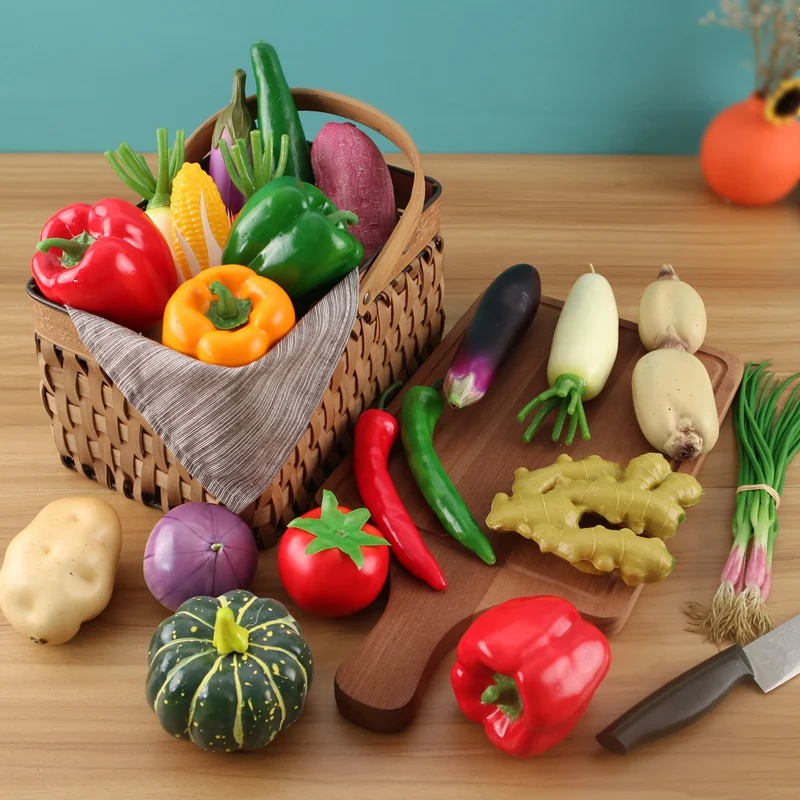 Artificial Vegetable Model Fruit Decoration Plastic Fruit and Vegetable Set Photography Props Decoration Pumpkins
Artificial Vegetable Model Fruit Decoration Plastic Fruit and Vegetable Set Photography Props Decoration Pumpkins