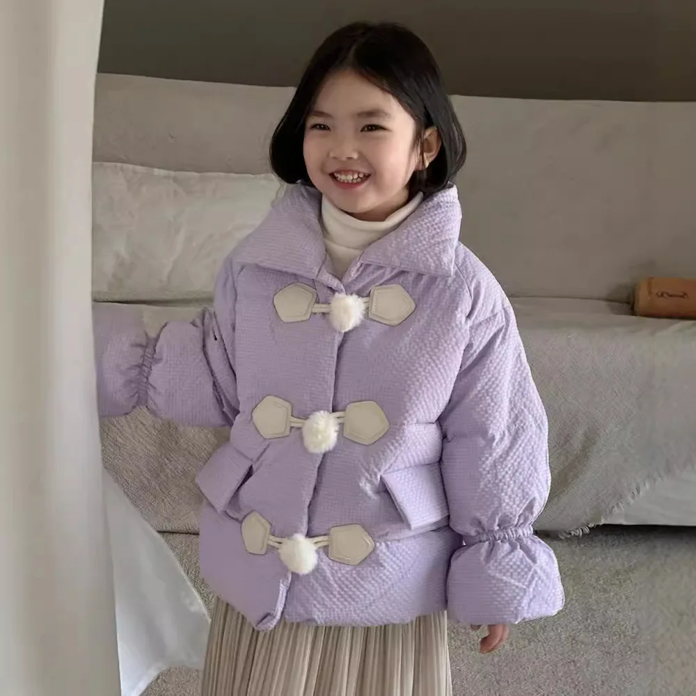 Girls Padded Cotton Coat Children 2024 New Autumn Winter Fashion Simple Casual Warm Cotton Coat Korean Simple Style Clothes
Girls Padded Cotton Coat Children 2024 New Autumn Winter Fashion Simple Casual Warm Cotton Coat Korean Simple Style Clothes