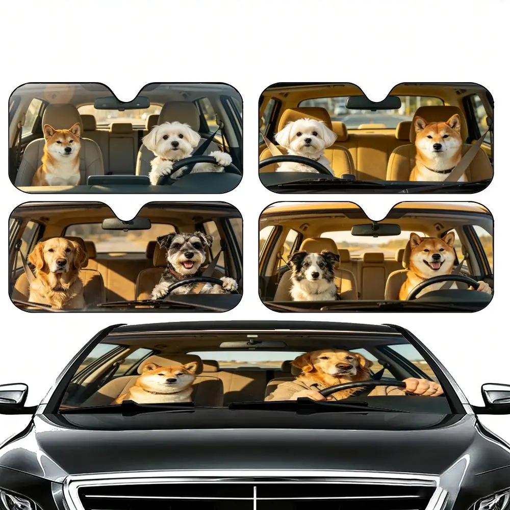 Pattern Puppy driving a car Sun Visor Premium Windshield Sunshade, Heat Insulation & UV Protection, Best Car Gift
Pattern Puppy driving a car Sun Visor Premium Windshield Sunshade, Heat Insulation & UV Protection, Best Car Gift