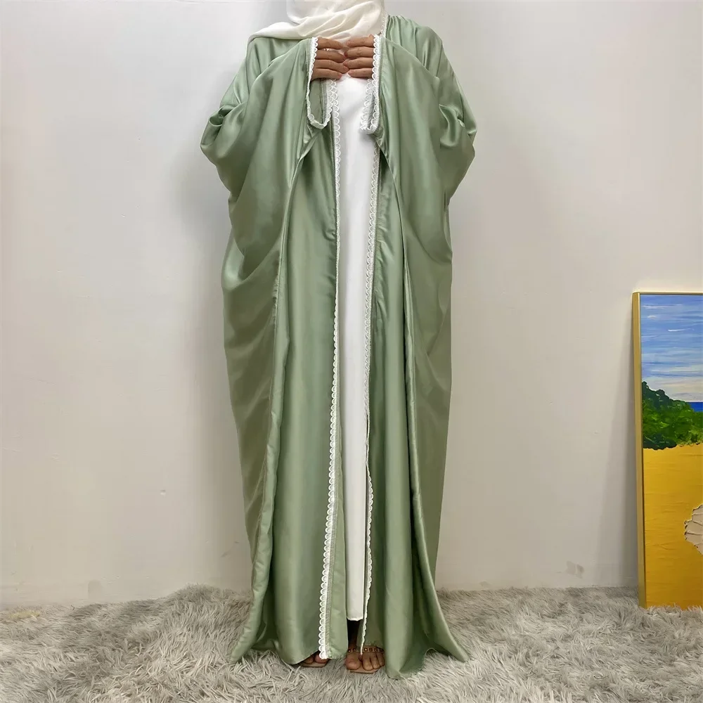 Ид Рамадан Летучая мышь Абая Дубай Роскошное атласное кимоно Мусульманское платье для женщин Халат Турция Кафтан Кафтан Марокаин Femme Ислам Kebaya
Ид Рамадан Летучая мышь Абая Дубай Роскошное атласное кимоно Мусульманское платье для женщин Халат Турция Кафтан Кафтан Марокаин Femme Ислам Kebaya