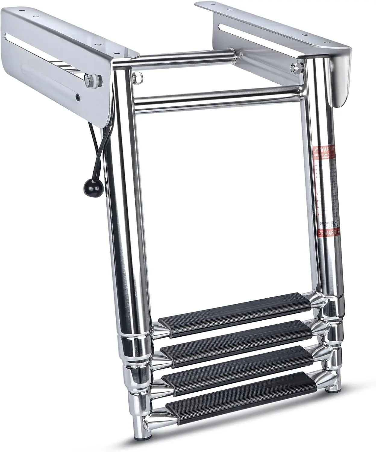 Heavy Duty Stainless Steel Telescoping Boat Ladder, 3 & 4 Step Under Platform Slide Mount for Pontoon Boarding
Heavy Duty Stainless Steel Telescoping Boat Ladder, 3 & 4 Step Under Platform Slide Mount for Pontoon Boarding