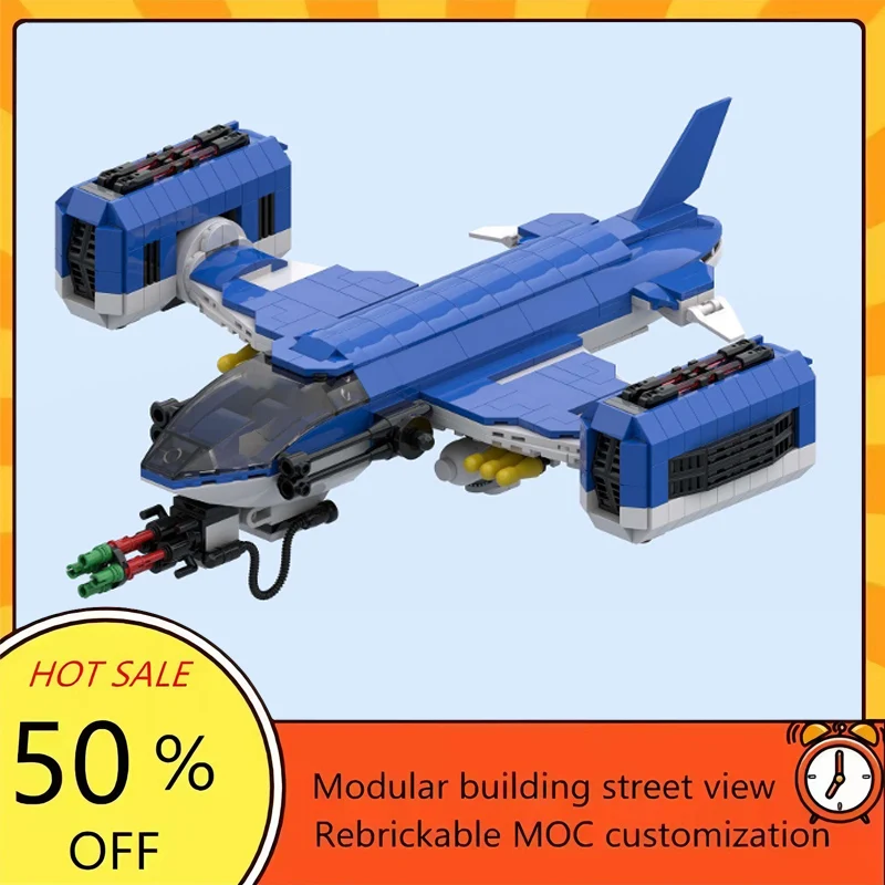 647PCS Popular Space War Movie Model MOC Building Bricks Spaceship Modular Technology Gifts Holiday Assemble Children Toy Suit
647PCS Popular Space War Movie Model MOC Building Bricks Spaceship Modular Technology Gifts Holiday Assemble Children Toy Suit