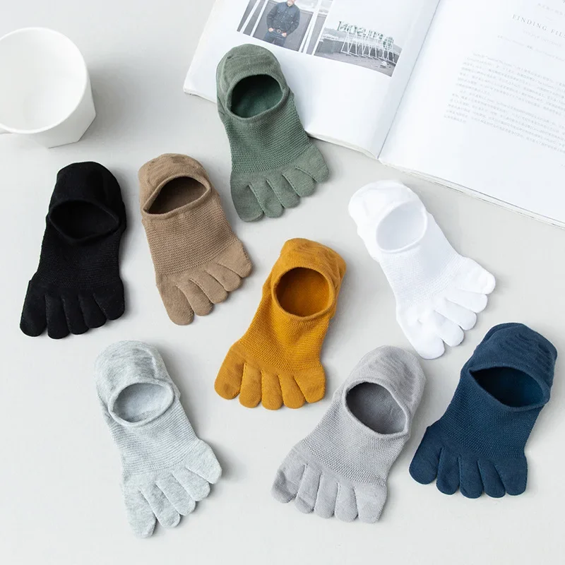 Five Finger Socks Men's Summer Thin Cotton Anti 5 Split Toe Socks Shallow Mouth Invisible Non Slip Boat Socks
Five Finger Socks Men's Summer Thin Cotton Anti 5 Split Toe Socks Shallow Mouth Invisible Non Slip Boat Socks