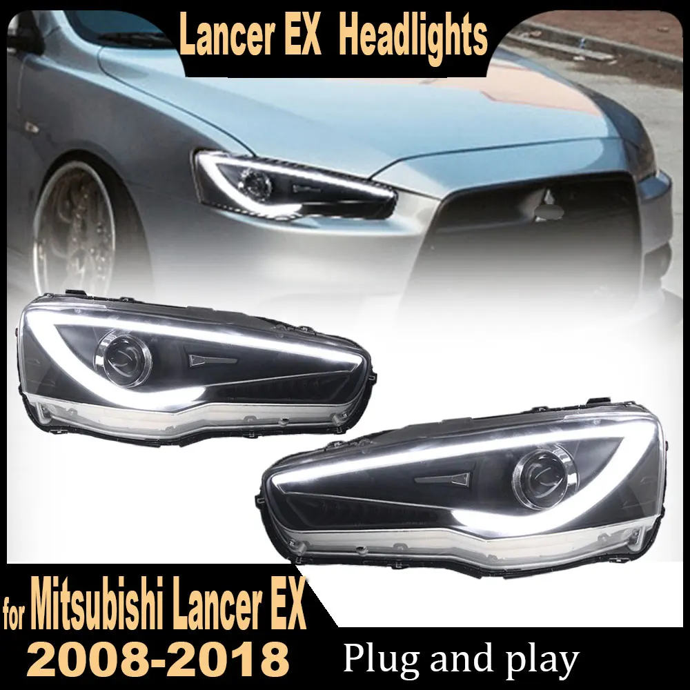 Пара автомобильных фар для Mitsubishi Lancer EX 2009-2018, светодиодные фары в сборе, улучшенная Настройка, линзы проектора, аксессуары
Пара автомобильных фар для Mitsubishi Lancer EX 2009-2018, светодиодные фары в сборе, улучшенная Настройка, линзы проектора, аксессуары