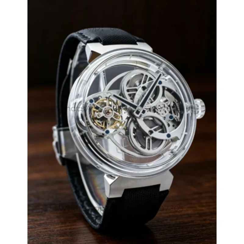 Da Qin Wang Jian China Sakura YINGHUA Tianyu Crown Sapphire Case Flight Coaxial Tourbillon Men's Mechanical Watch
Da Qin Wang Jian China Sakura YINGHUA Tianyu Crown Sapphire Case Flight Coaxial Tourbillon Men's Mechanical Watch