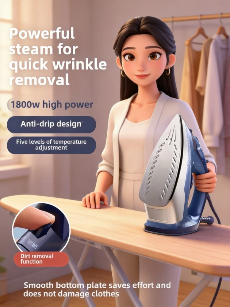 Handheld Steam Electric Iron Household Small Wet Dry Dual Use Portable Clothing Wrinkle Remover
Handheld Steam Electric Iron Household Small Wet Dry Dual Use Portable Clothing Wrinkle Remover