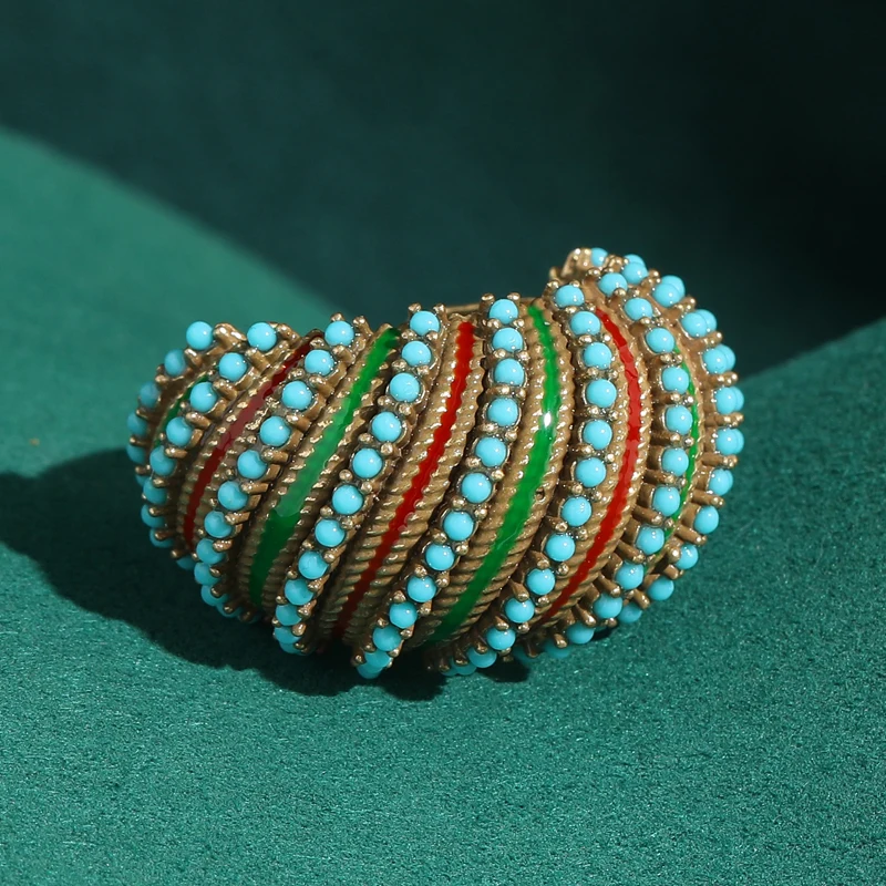 Vintage Turquoise Rings Woman Large Retro Conch Gold Plated High Quality Jewelry Luxury Brand Designer Summer Beach 2026
Vintage Turquoise Rings Woman Large Retro Conch Gold Plated High Quality Jewelry Luxury Brand Designer Summer Beach 2026