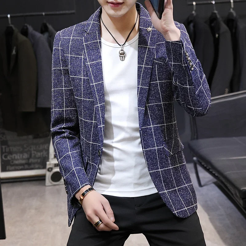 Blazer for Men Slim Fit Gentleman Fashion British Style Sub All-in-one Business Formal with Groom's Wedding Casual Blazer
Blazer for Men Slim Fit Gentleman Fashion British Style Sub All-in-one Business Formal with Groom's Wedding Casual Blazer