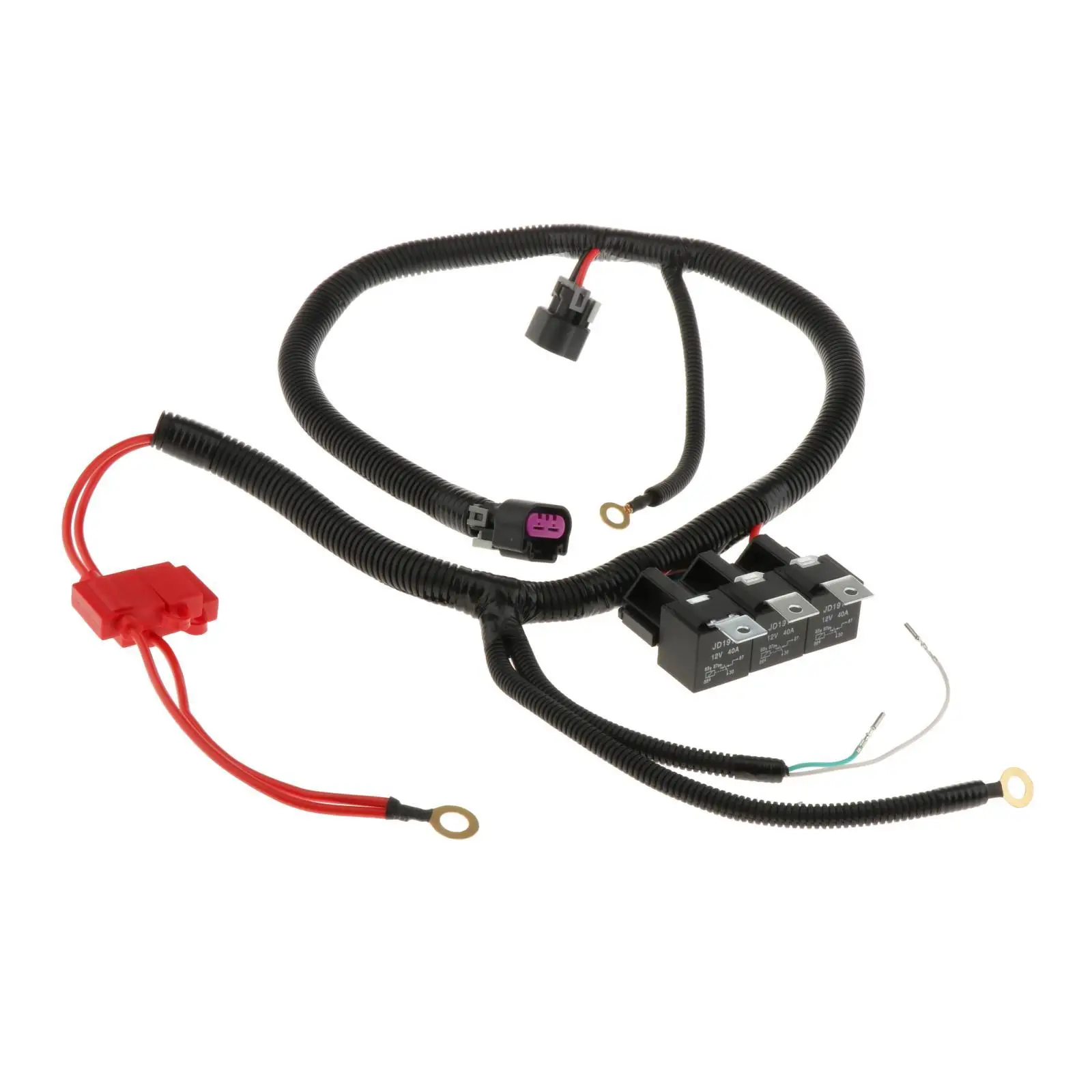 8 inch dual electric fan upgrade wiring harness fits for 1999-2006 ecu
8 inch dual electric fan upgrade wiring harness fits for 1999-2006 ecu