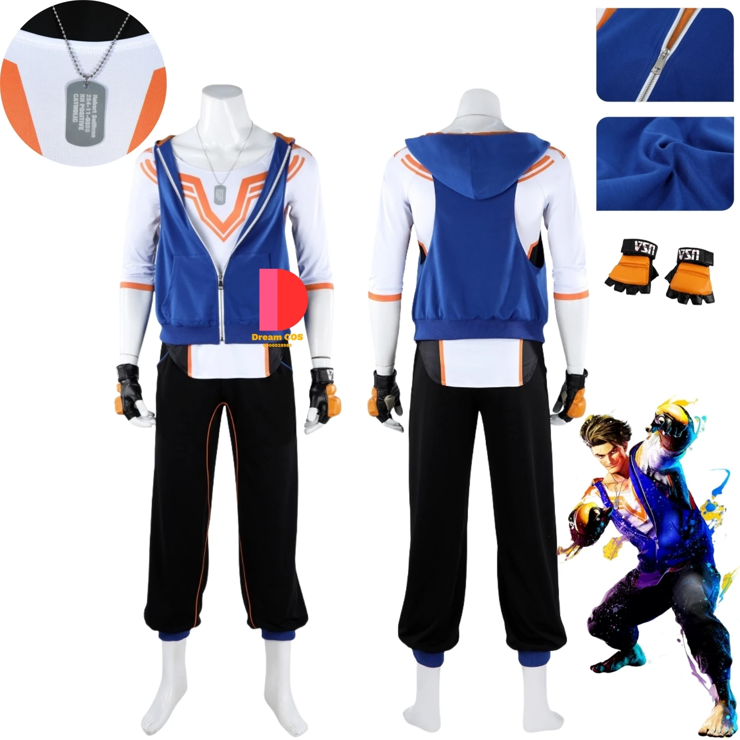 Game Luke Sullivan Cosplay Costume Anime High Quality Fashion Role Play Clothes Full Set for Men Halloween Party Comic Con Suit
Game Luke Sullivan Cosplay Costume Anime High Quality Fashion Role Play Clothes Full Set for Men Halloween Party Comic Con Suit