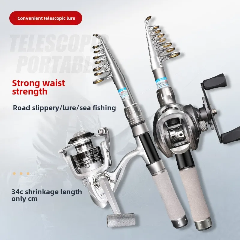 Lightweight mini throwing rod Luya rod ultra-short section telescopic portable throwing rod sliding fish set
Lightweight mini throwing rod Luya rod ultra-short section telescopic portable throwing rod sliding fish set