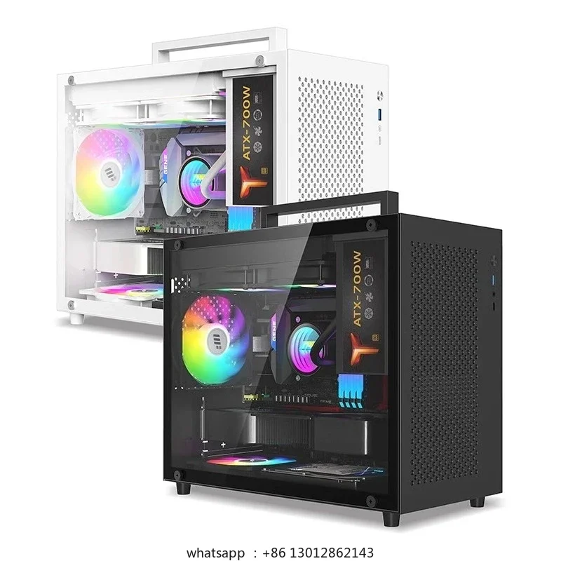 S9 chassis desktop computer desktop handle 240 water-cooled ventilation heat dissipation side white
S9 chassis desktop computer desktop handle 240 water-cooled ventilation heat dissipation side white