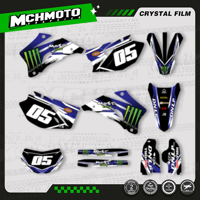 MCHMFG Motorcycle Graphics Decal Stickers Kits For YAMAHA WRF250 2007-2014 WRF450 2007-2011 Number Name Custom
MCHMFG Motorcycle Graphics Decal Stickers Kits For YAMAHA WRF250 2007-2014 WRF450 2007-2011 Number Name Custom