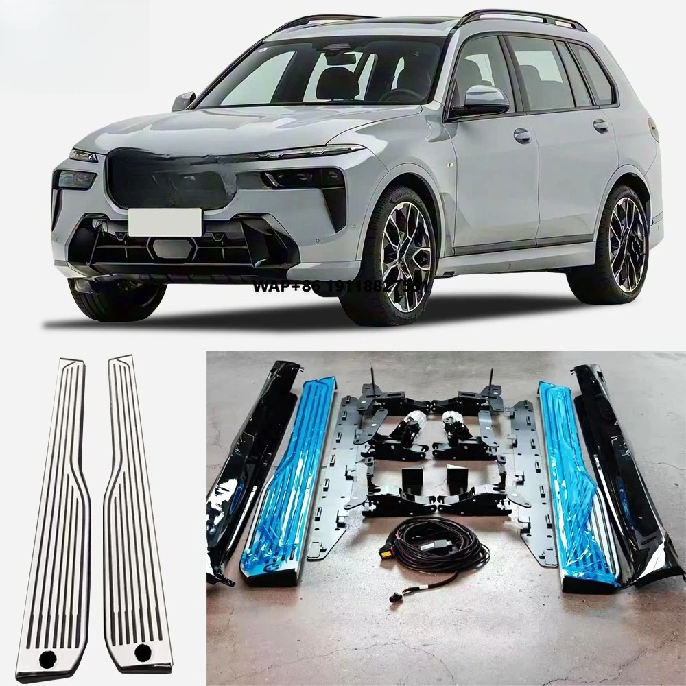 17+FOR X5/X7 (G18/G07) 12.5cm Wide Electric Side Steps Style 6 Brackets Side Skirts IP67 Waterproof Anti-collision 300kg
17+FOR X5/X7 (G18/G07) 12.5cm Wide Electric Side Steps Style 6 Brackets Side Skirts IP67 Waterproof Anti-collision 300kg